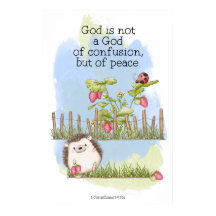 Dieu n'est pas un Dieu de confusion mais de paix