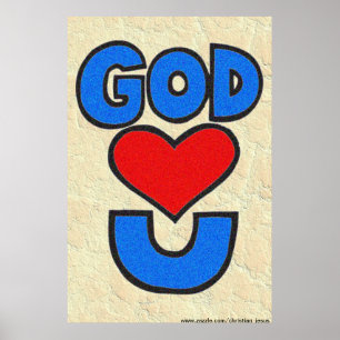Affiche Dieu t'aime