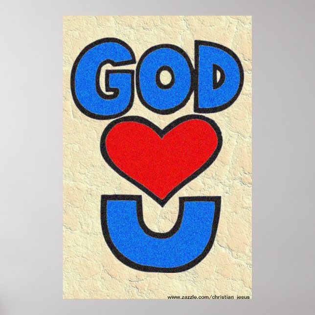 Affiche Dieu t'aime (Devant)