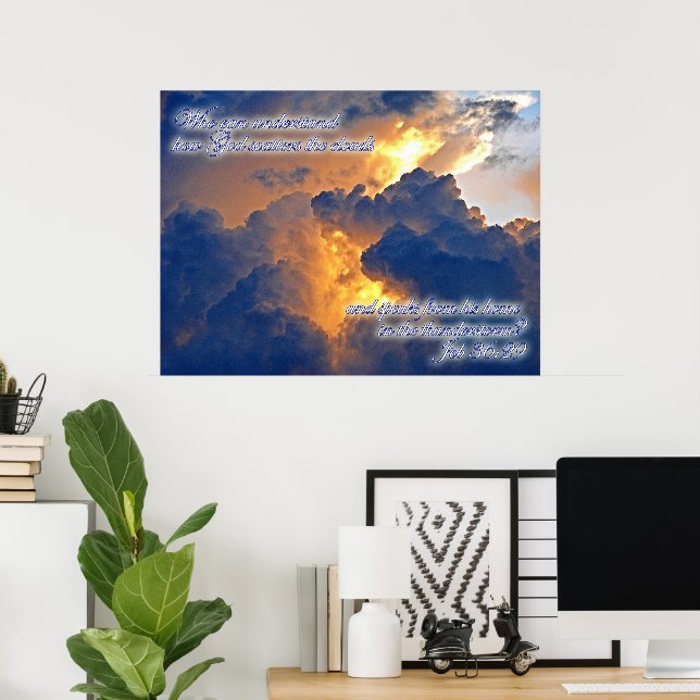 Affiche Dieu tout-puissant (Bureau à domicile)