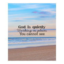 Dieu travaille la typographie chrétienne Biblique