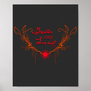 Affiche Dieu Vit En Moi