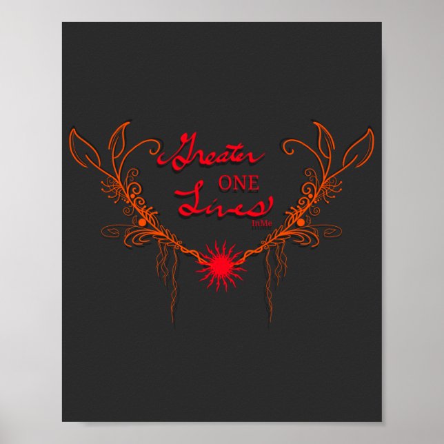 Affiche Dieu Vit En Moi (Devant)