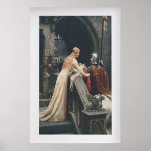 Affiche Dieu vous bénisse par Edmund Leighton Beaux-arts
