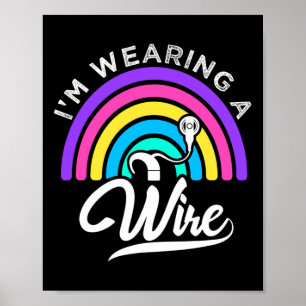 Affiche Difficile d'entendre ASL amusant ouïe malentendant