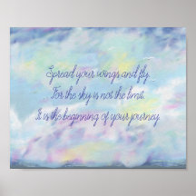 Diffuser vos ailes et l'affiche de vol