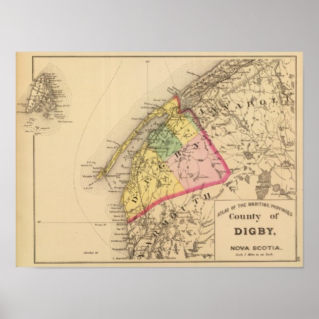 Affiche Digby Co, NS (Devant)