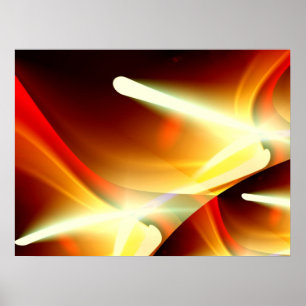 Affiche Digital Abstrait - Computer Art Modern