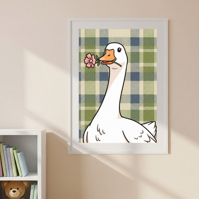 Affiche Digital and Physical Print with Cute Duck  (Créateur téléchargé)