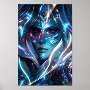 Affiche Digital Bluer