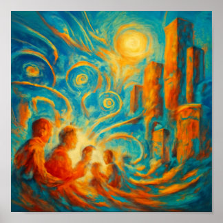 Affiche Digital Pulse of Modernity