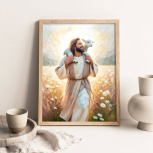 Affiche Digne d'être sauvé, Jésus laisse les 99, Jésus sau