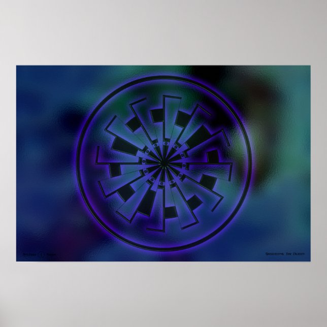 Affiche Dilation du temps gravitationnel (Devant)