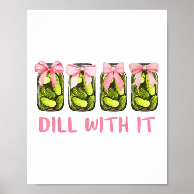 Affiche Dill Avec Elle Canne Pickle Coquette Bows Femme Gi (Devant)