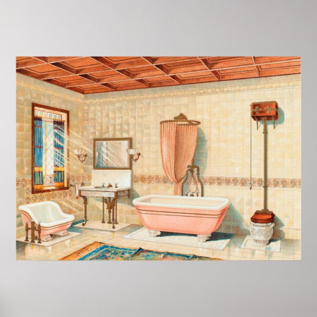 Affiche d'illustration de conception d'intérieur v (Devant)