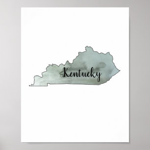 Affiche d'illustration de l'État du Kentucky
