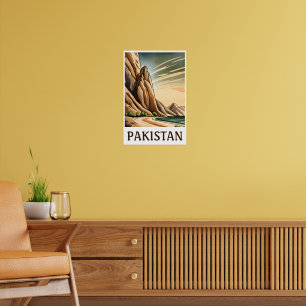 Affiche d'illustration de style Vintage unique au