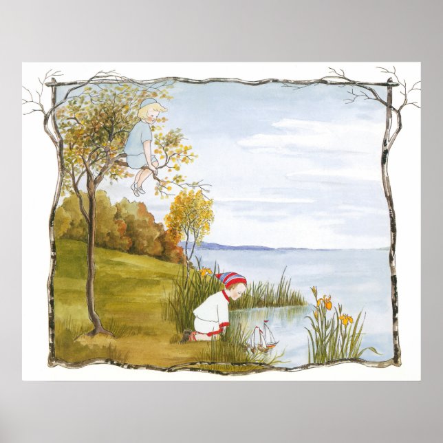 Affiche d'illustration vintage de Sibylle Von Olfe (Devant)