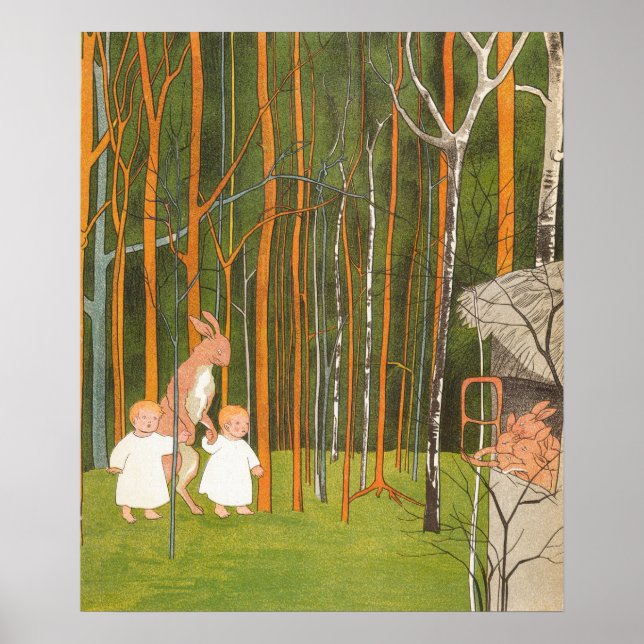 Affiche d'illustration vintage de Sibylle Von Olfe (Devant)