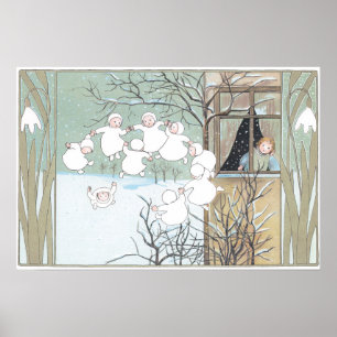 Affiche d'illustration vintage par Sibylle Von Olf