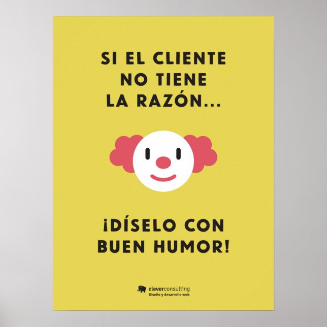Affiche Dilo con humor con descuento (Devant)