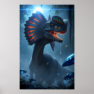 Affiche Dilophosaurus Dinosaur