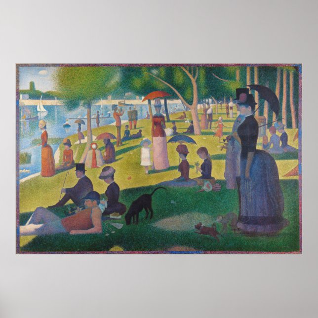 Affiche Dimanche après-midi sur l'île de La Grande Jatte (Devant)