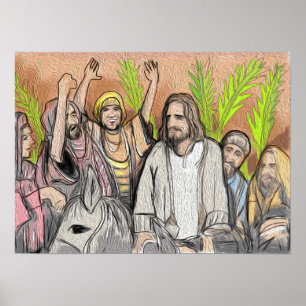 Affiche Dimanche de Jesus Palm