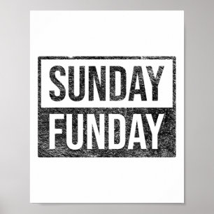 Affiche Dimanche Fête Brunch Footbyll Sports Bbq Church