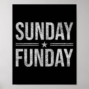 Affiche Dimanche Fun Brunch Footll Sports Bbq Église 1