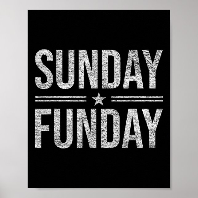Affiche Dimanche Fun Brunch Footll Sports Bbq Église 1  (Devant)
