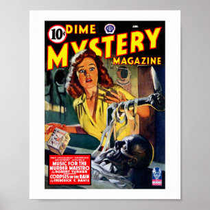 Affiche Dime Mystery Magazine (Jan, 1943)