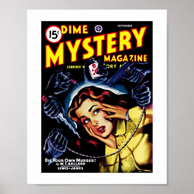 Affiche Dime Mystery Magazine (sept., 1946) (Devant)