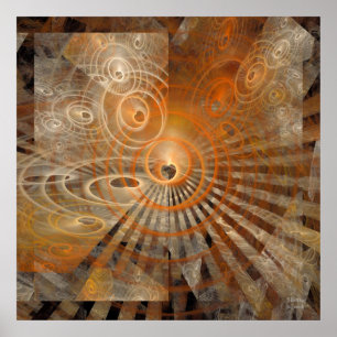 Affiche 'Dimensions du coeur ouvert'