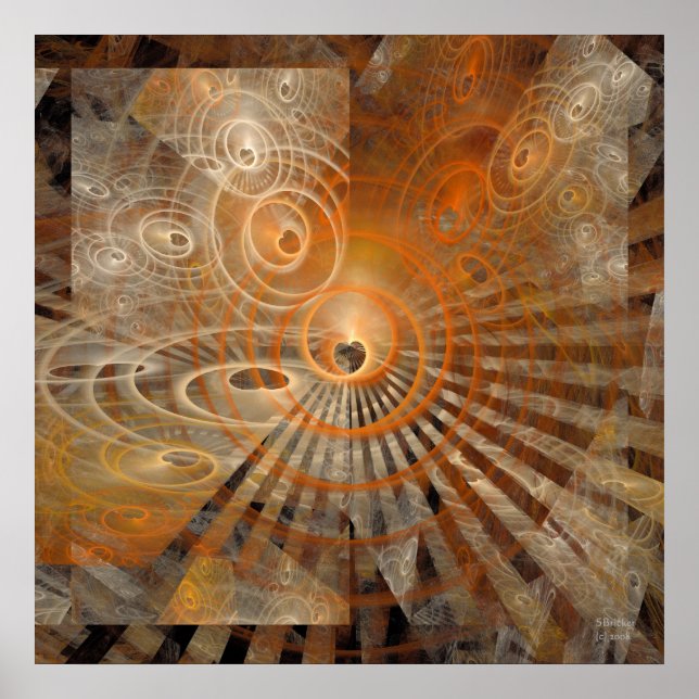 Affiche 'Dimensions du coeur ouvert' (Devant)