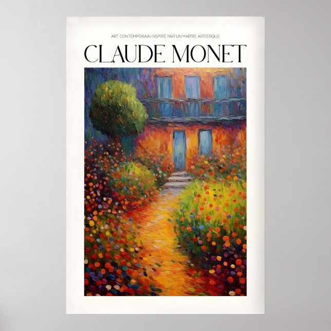 Affiche d'impression Claude Monet (Devant)