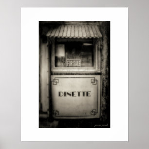 Affiche d'impression du Crosser Diner Lisbon Ohio
