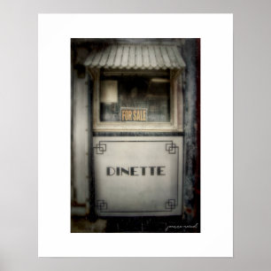 Affiche d'impression du Crosser Diner Lisbon Ohio