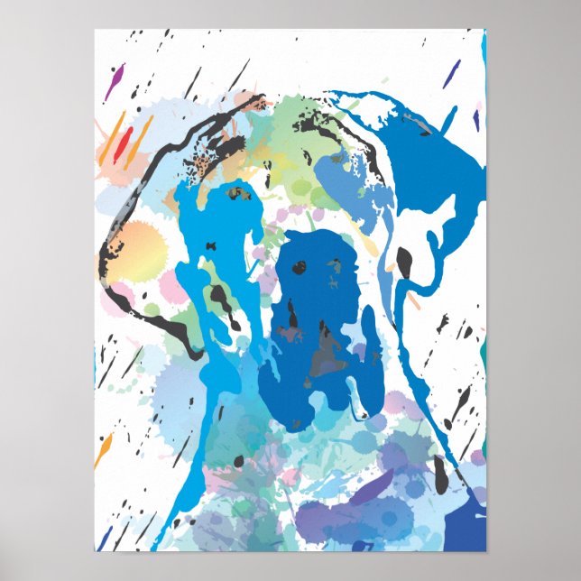 Affiche d'impression Grand Danois (Devant)