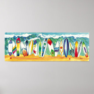 Affiche d'impression Surfing USA