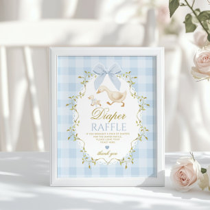 Affiche Dinde Coucher Raffle Sauge Vert Caprice