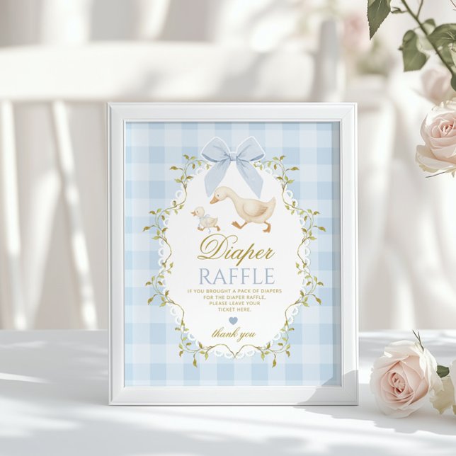 Affiche Dinde Coucher Raffle Sauge Vert Caprice (Créateur téléchargé)