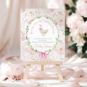Affiche Dinde Folle Rose Tendresse table Fantaisiste