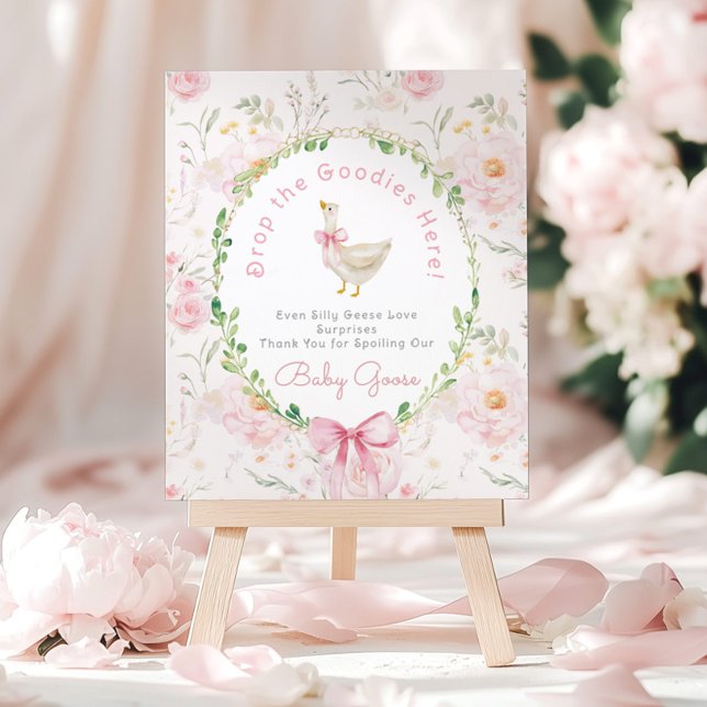 Affiche Dinde Folle Rose Tendresse table Fantaisiste (Créateur téléchargé)