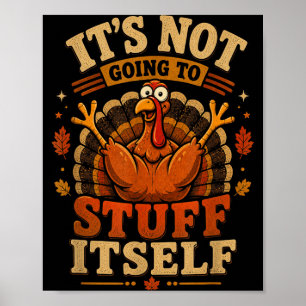 Affiche Dinde Ne Va Pas Fourrer Les Femmes De Thanksgiving