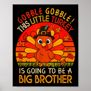 Affiche Dinde vintage va être le grand frère de Thanksgivi