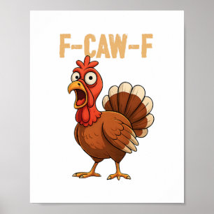 Affiche Dindon drôle de la citation d'humour de Thanksgivi
