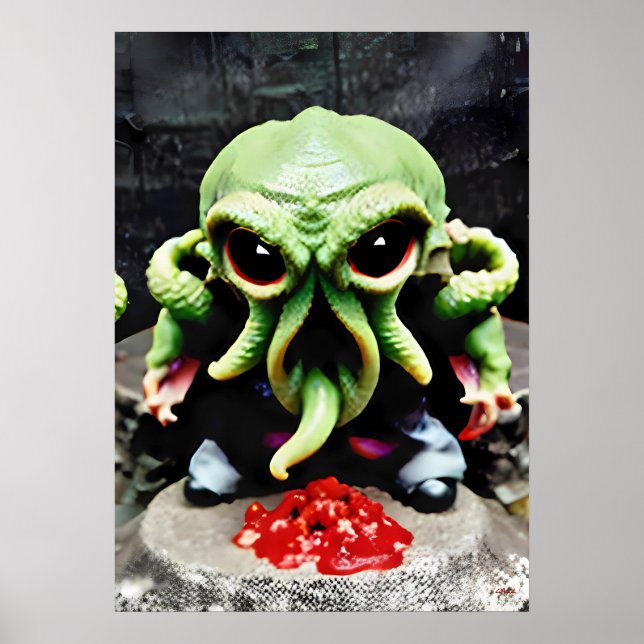 Affiche Dîner avec Cthulhu (Devant)
