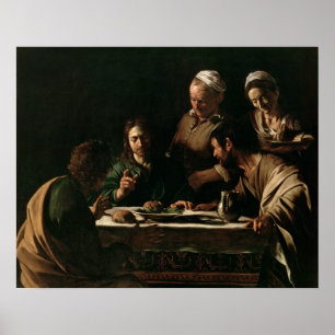 Affiche Dîner chez Emmaus, 1606