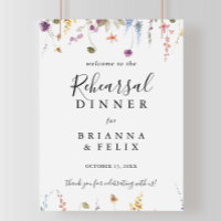 Dîner classique de répétition sauvage colorée Bien